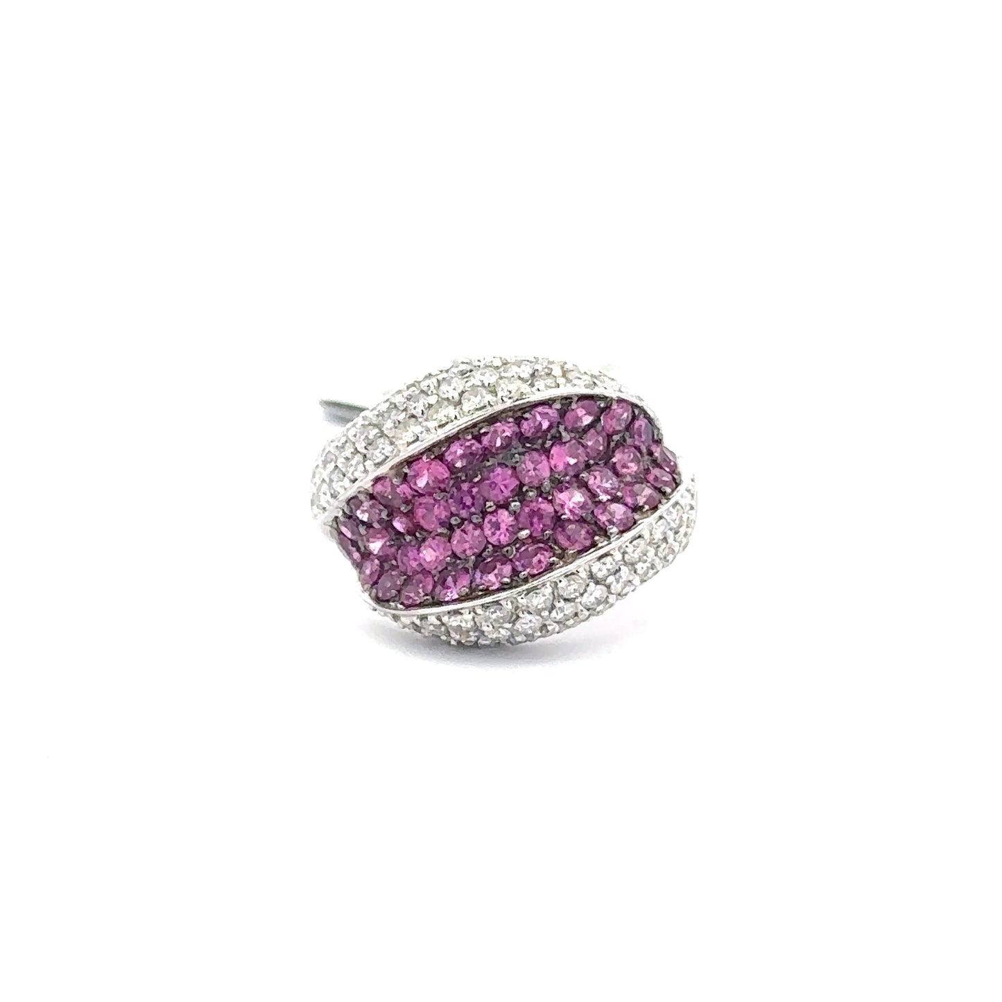 18K White Gold Ring.