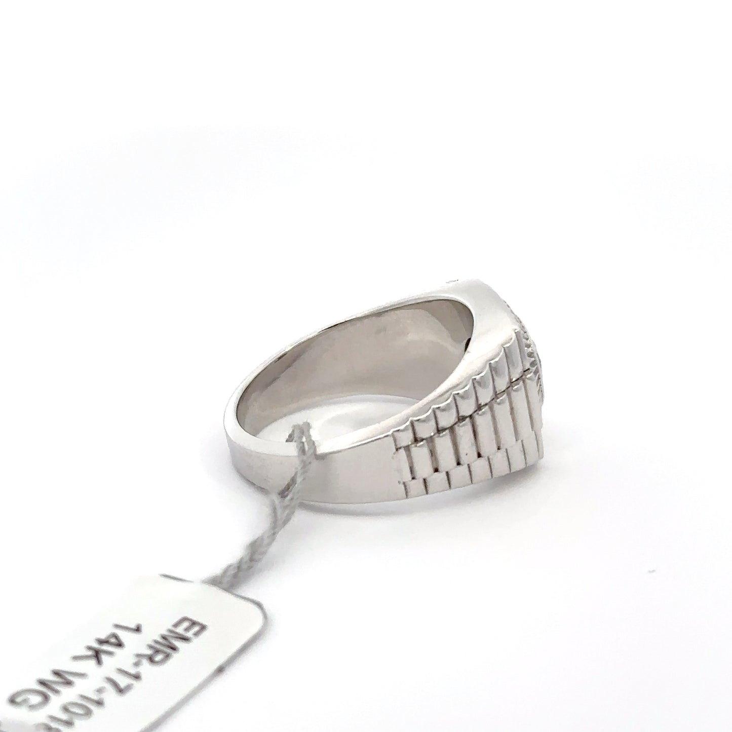 1.08 ct Lab-Grown Round Diamond | 14k YG | WG Men's Ring | 17.2 Grams.