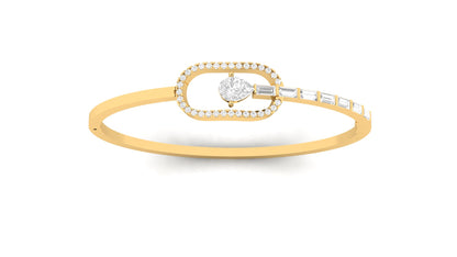 1.70 ctw Lab-Grown Diamonds | Designer Bangle.