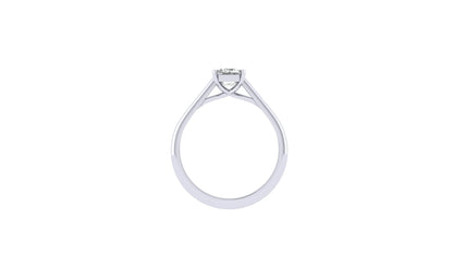 1.02 ctw Emerald Cut Lab Grown Diamond | 4 Prong Setting | Solitaire Ring.
