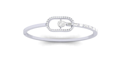 1.70 ctw Lab-Grown Diamonds | Designer Bangle.