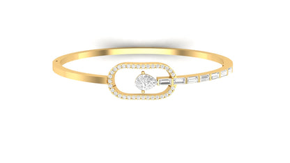 1.70 ctw Lab-Grown Diamonds | Designer Bangle.