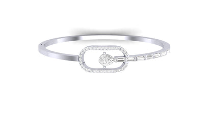 1.70 ctw Lab-Grown Diamonds | Designer Bangle.