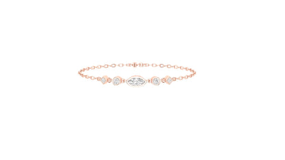 1.00 ctw Lab-Grown Diamonds | Designer Bracelet