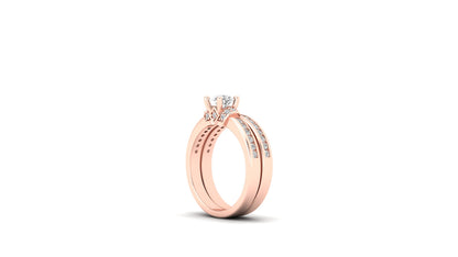 2.00 ctw Round Shape Lab Grown Diamonds | Designer Ring.