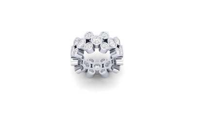 4 ctw Lab-Grown Diamonds | Designer Ring.