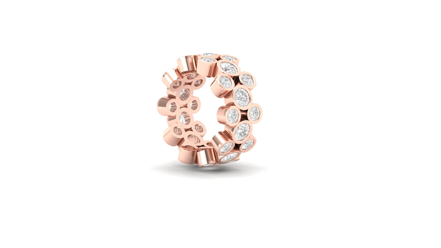 4 ctw Lab-Grown Diamonds | Designer Ring.