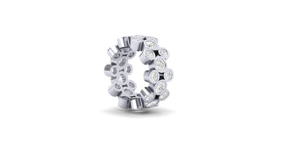 4 ctw Lab-Grown Diamonds | Designer Ring.