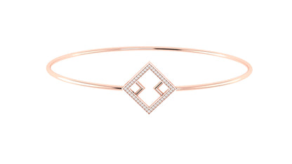 0.35 ctw Lab-Grown Diamond | Designer Bangle.