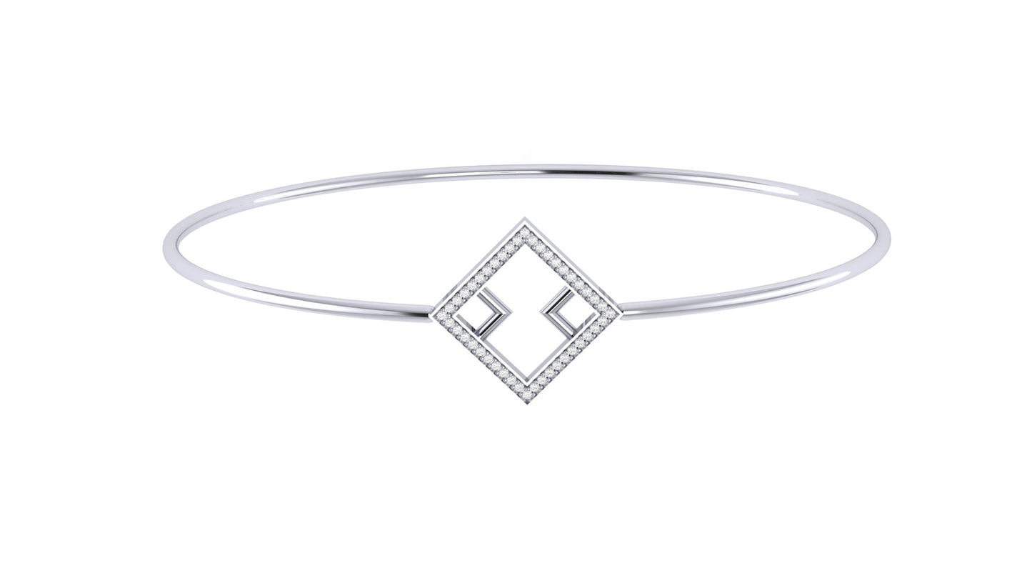 0.35 ctw Lab-Grown Diamond | Designer Bangle.