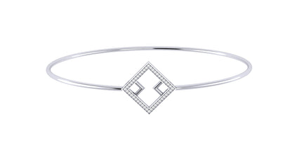 0.35 ctw Lab-Grown Diamond | Designer Bangle.