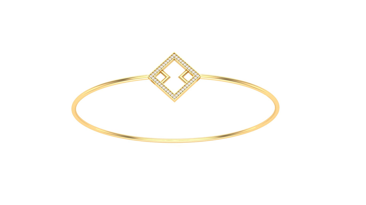 0.35 ctw Lab-Grown Diamond | Designer Bangle.