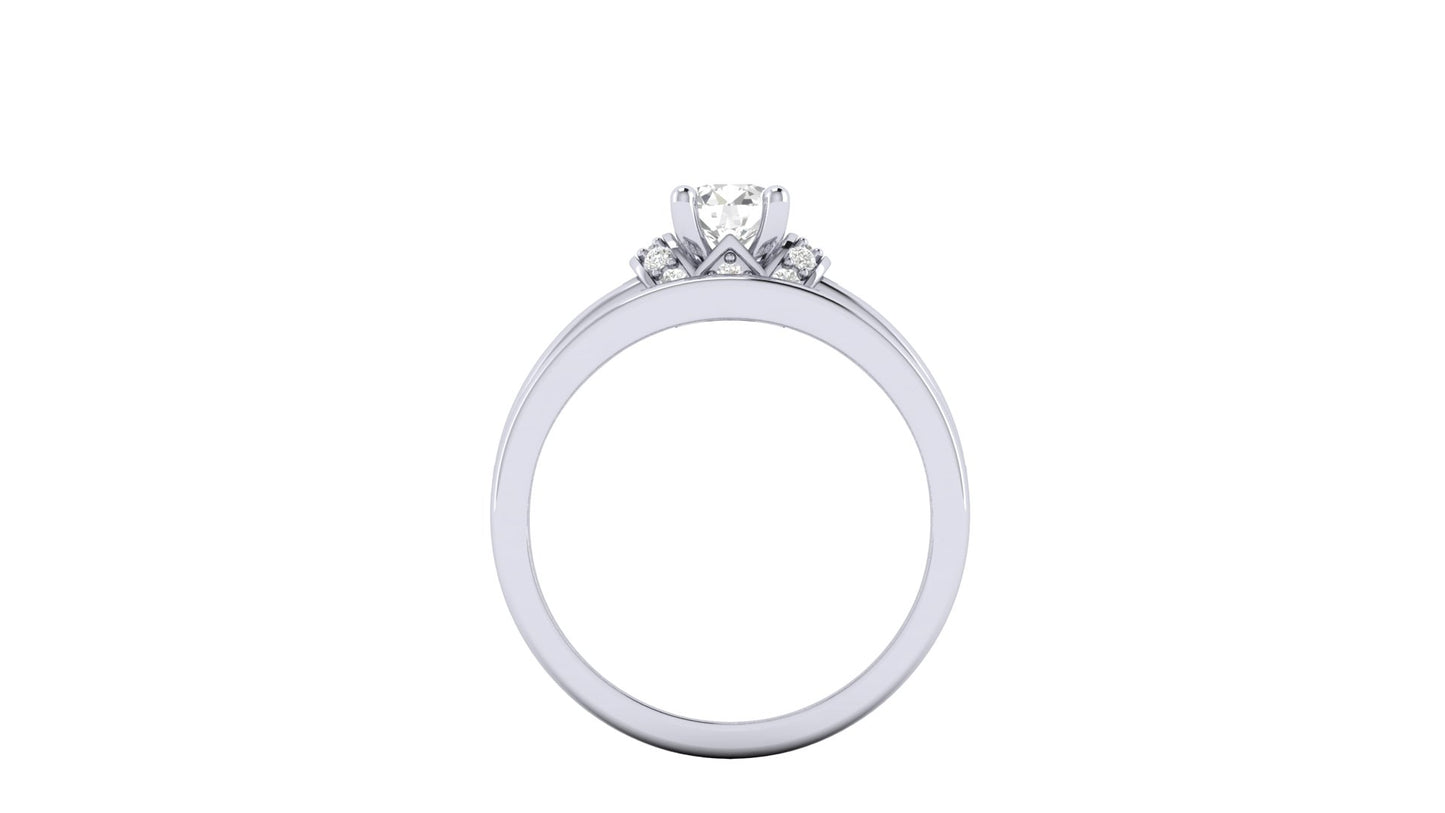 2.00 ctw Round Shape Lab Grown Diamonds | Designer Ring.