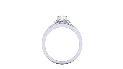 2.00 ctw Round Shape Lab Grown Diamonds | Designer Ring.