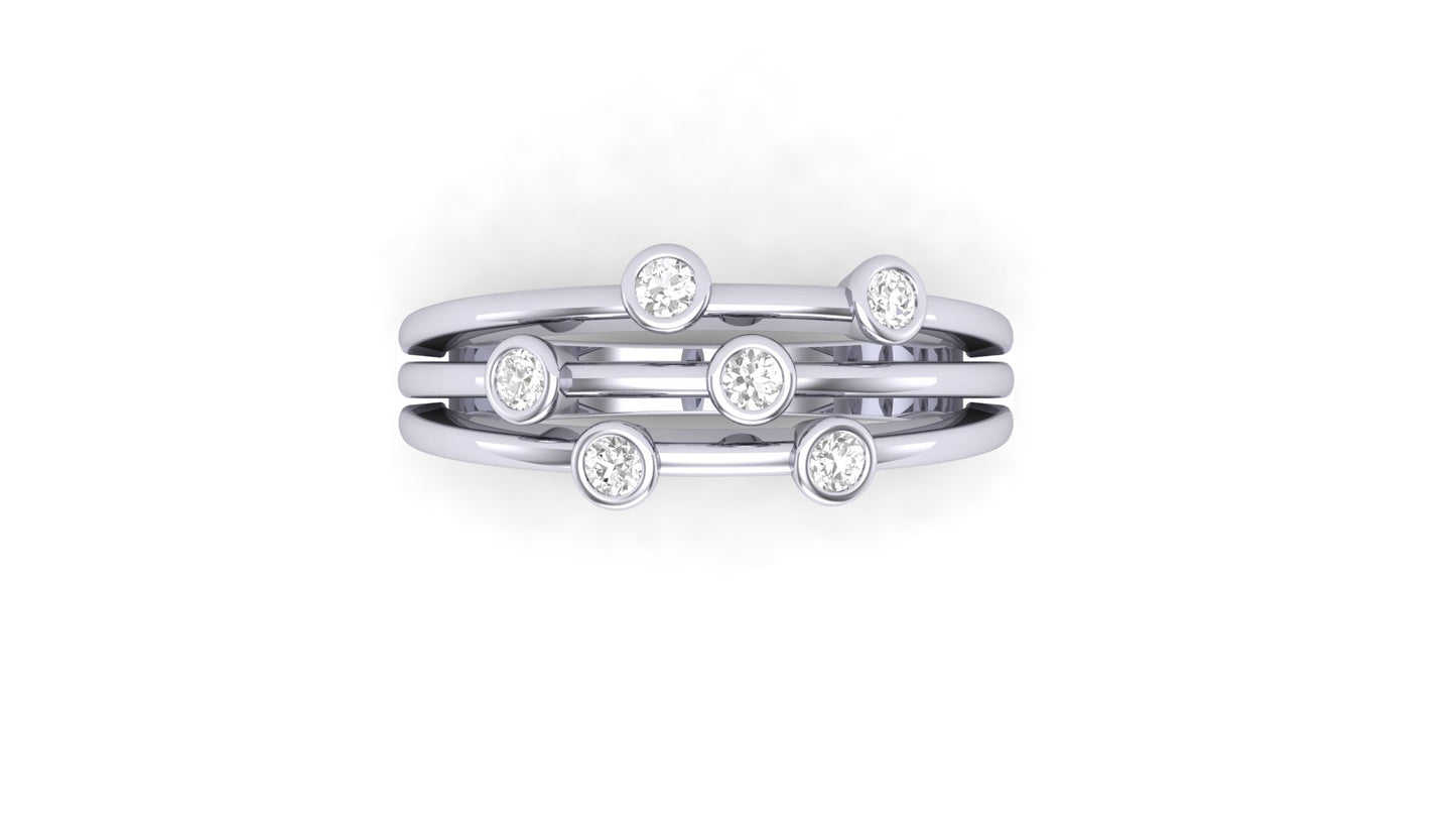 0.50 ctw Lab-Grown Diamonds | Designer Ring.