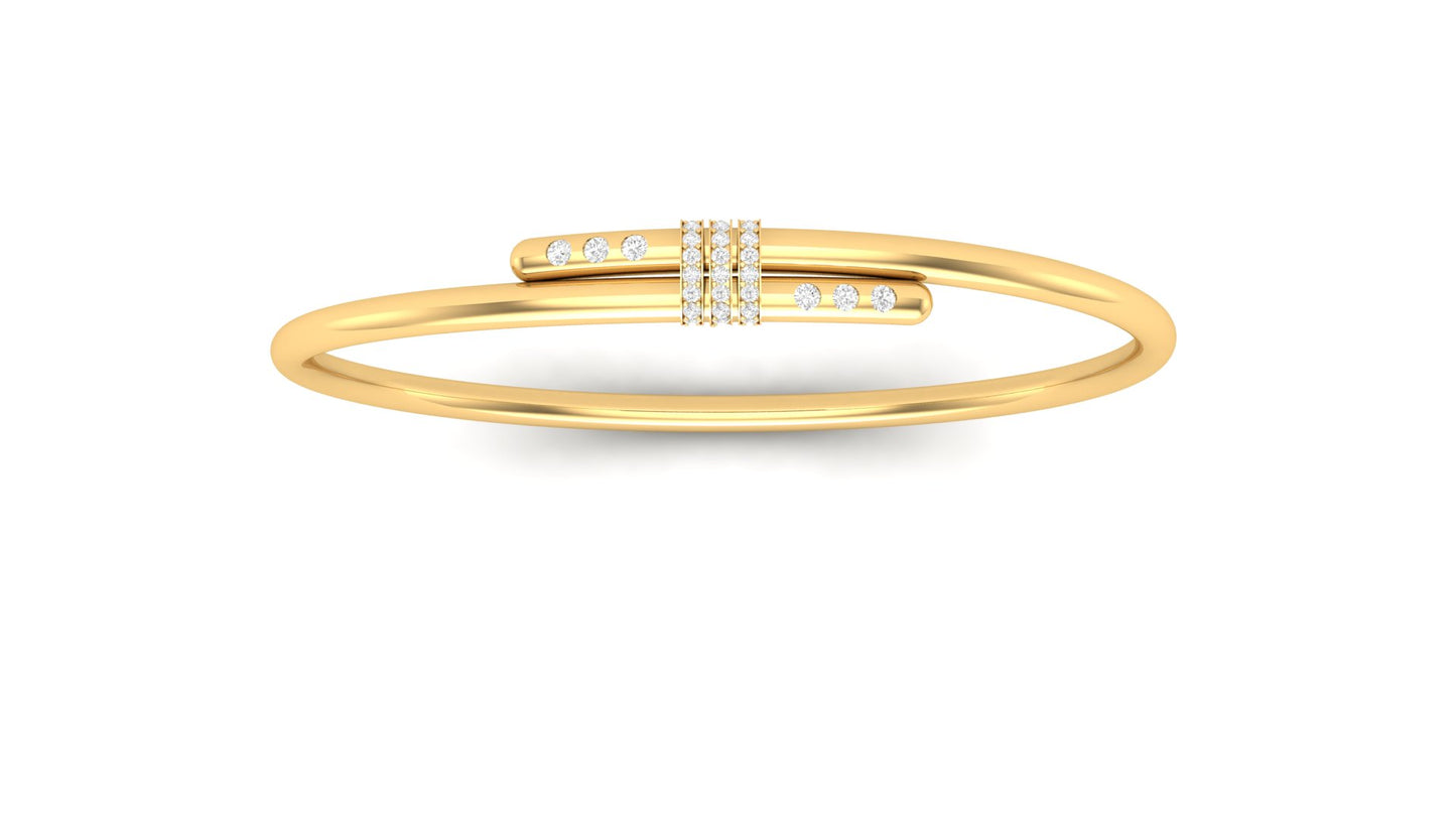 0.30 ctw Lab Grown Diamonds | Designer Bangle.