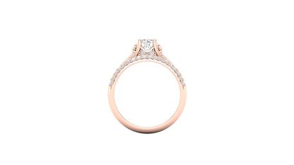 1.50 ctw Round Shape Lab Grown Diamonds | Designer Ring.