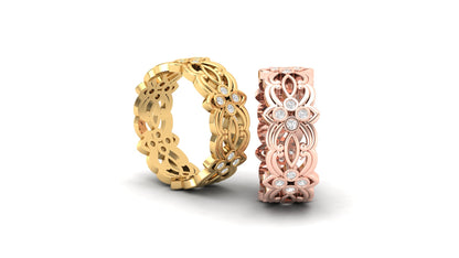 0.20 ctw Lab-Grown Diamonds | 7 Gram | Designer Band.