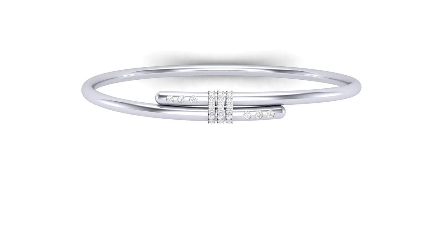 0.30 ctw Lab Grown Diamonds | Designer Bangle.