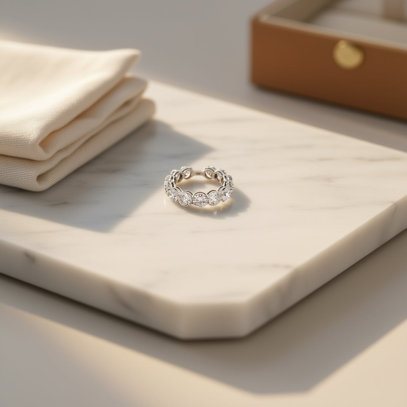 Lab Grown Round-Cut Eternity Band | 50-Pointers