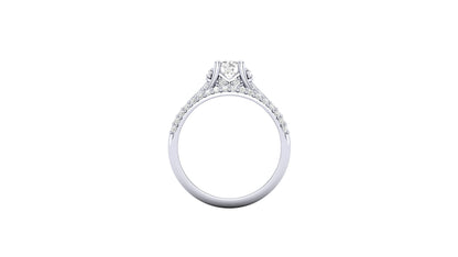 1.50 ctw Round Shape Lab Grown Diamonds | Designer Ring.