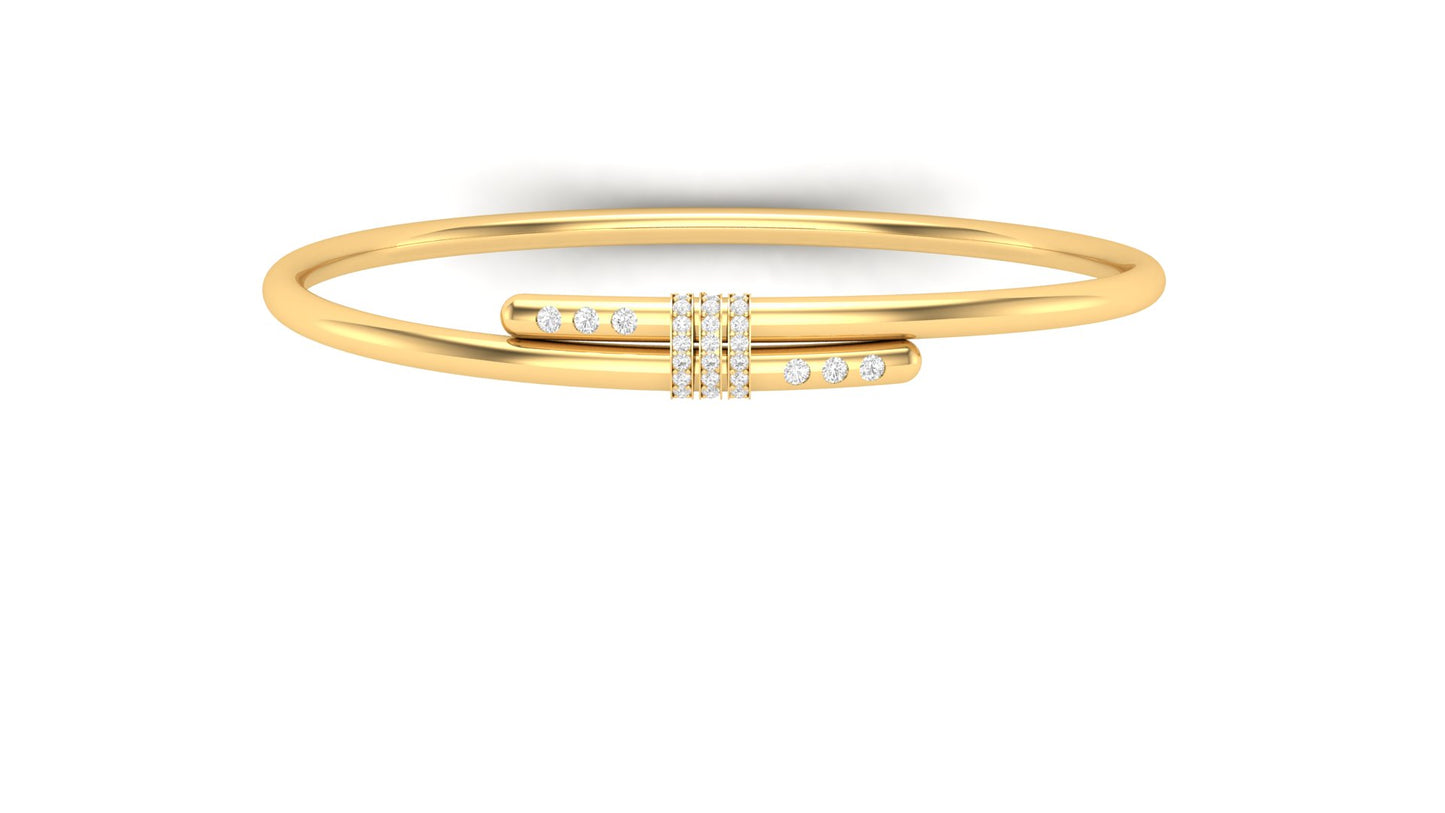0.30 ctw Lab Grown Diamonds | Designer Bangle.