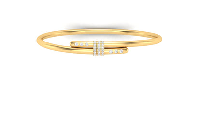 0.30 ctw Lab Grown Diamonds | Designer Bangle.