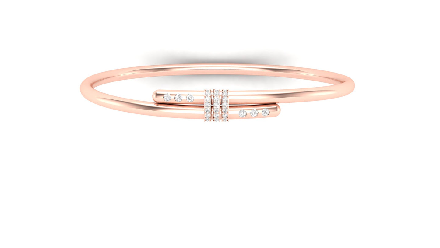 0.30 ctw Lab Grown Diamonds | Designer Bangle.