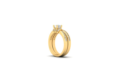 2.00 ctw Round Shape Lab Grown Diamonds | Designer Ring.