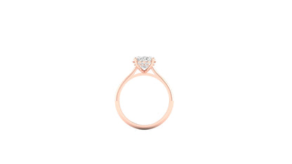3.05 ct Oval Cut Lab Grown Diamond | Color: E | Clarity: VVS | 0.15 ct Lab Grown Side Diamonds. | Designer Ring.