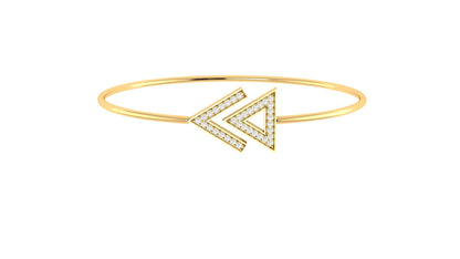 0.20 ctw Lab Grown Diamond | Designer Bangle.