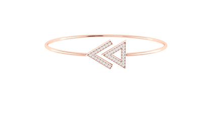 0.20 ctw Lab Grown Diamond | Designer Bangle.