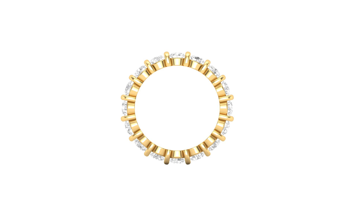 2.55 ctw Round Shape Lab Grown Diamonds | Designer Band.