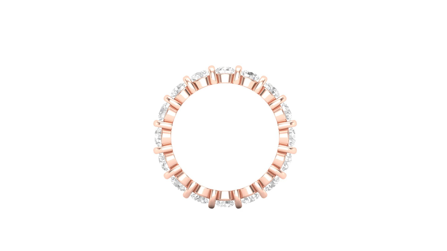 2.55 ctw Round Shape Lab Grown Diamonds | Designer Band.