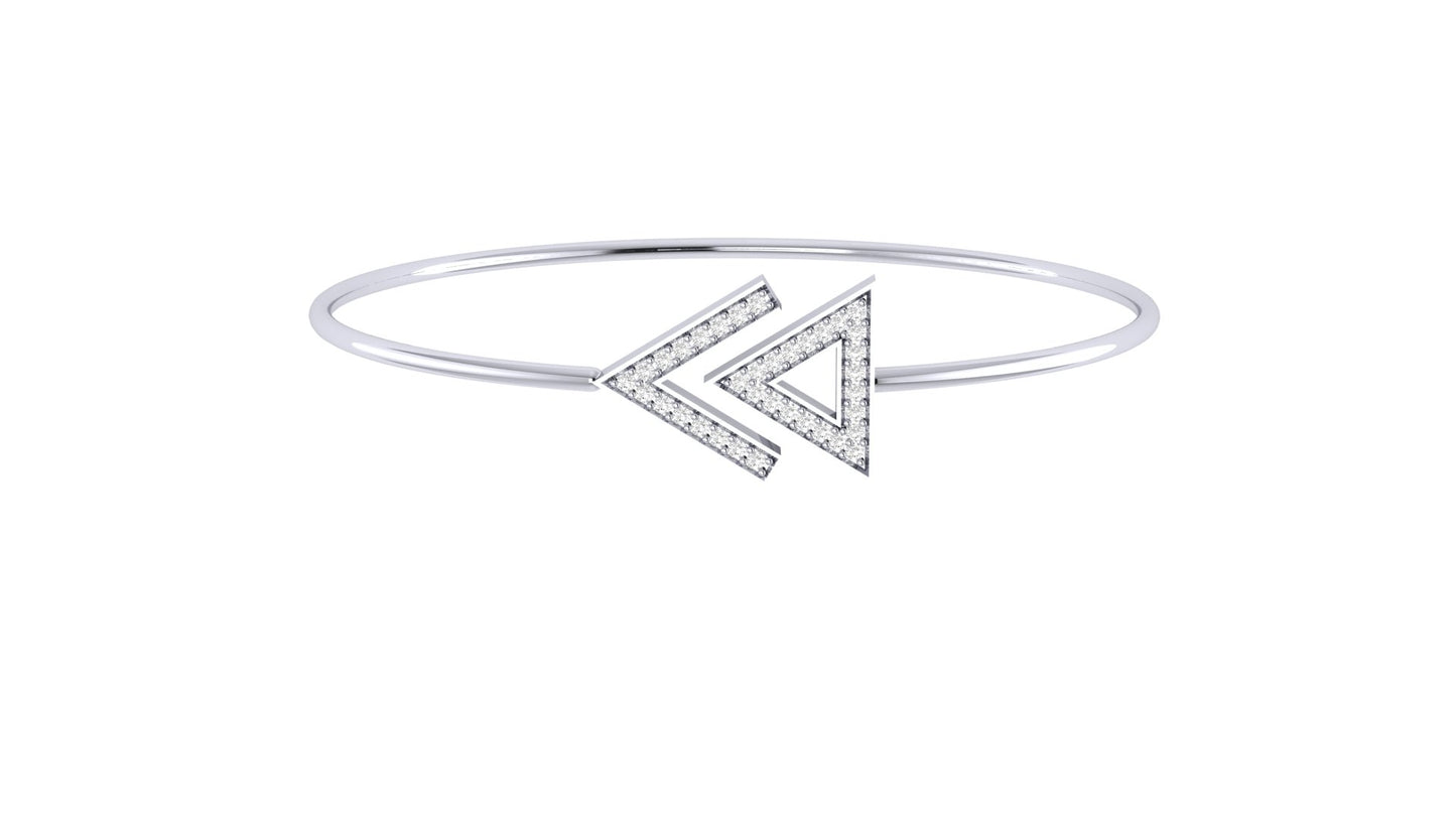 0.20 ctw Lab Grown Diamond | Designer Bangle.