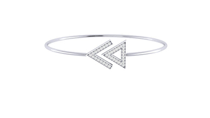 0.20 ctw Lab Grown Diamond | Designer Bangle.