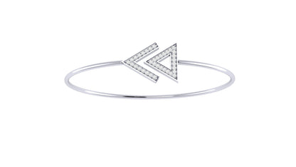 0.20 ctw Lab Grown Diamond | Designer Bangle.
