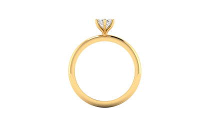 1.00 ctw Marquise Shape Lab Grown Diamond | 6 Prong Setting | Solitaire Ring.