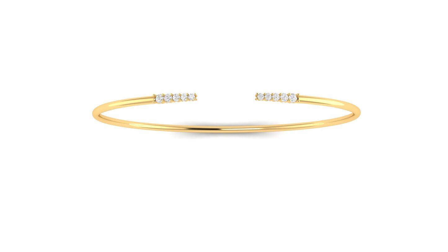 0.25 ctw Lab Grown Diamonds | Designer Bangle.