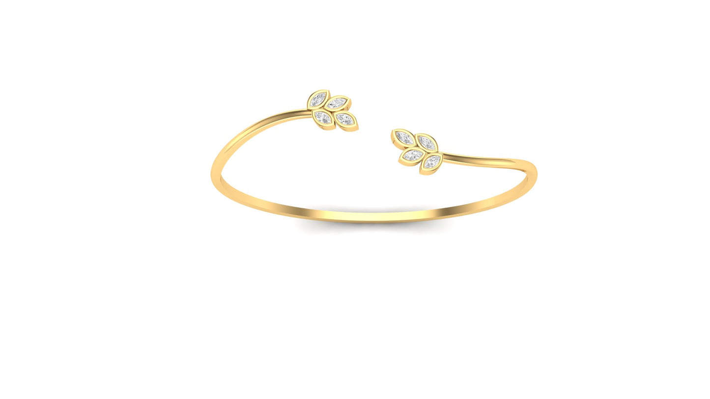 0.20 ctw Lab-Grown Diamonds | Designer Bracelet.