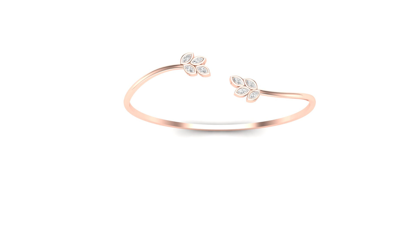 0.20 ctw Lab-Grown Diamonds | Designer Bracelet.