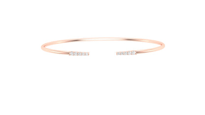 0.25 ctw Lab Grown Diamonds | Designer Bangle.