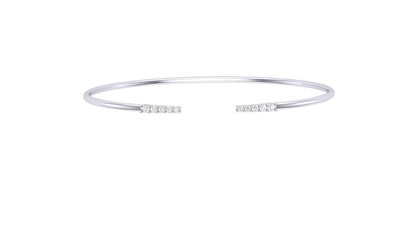 0.25 ctw Lab Grown Diamonds | Designer Bangle.
