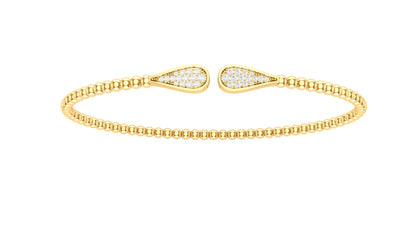 0.15 ctw Lab Grown Diamonds | Designer Bangle.