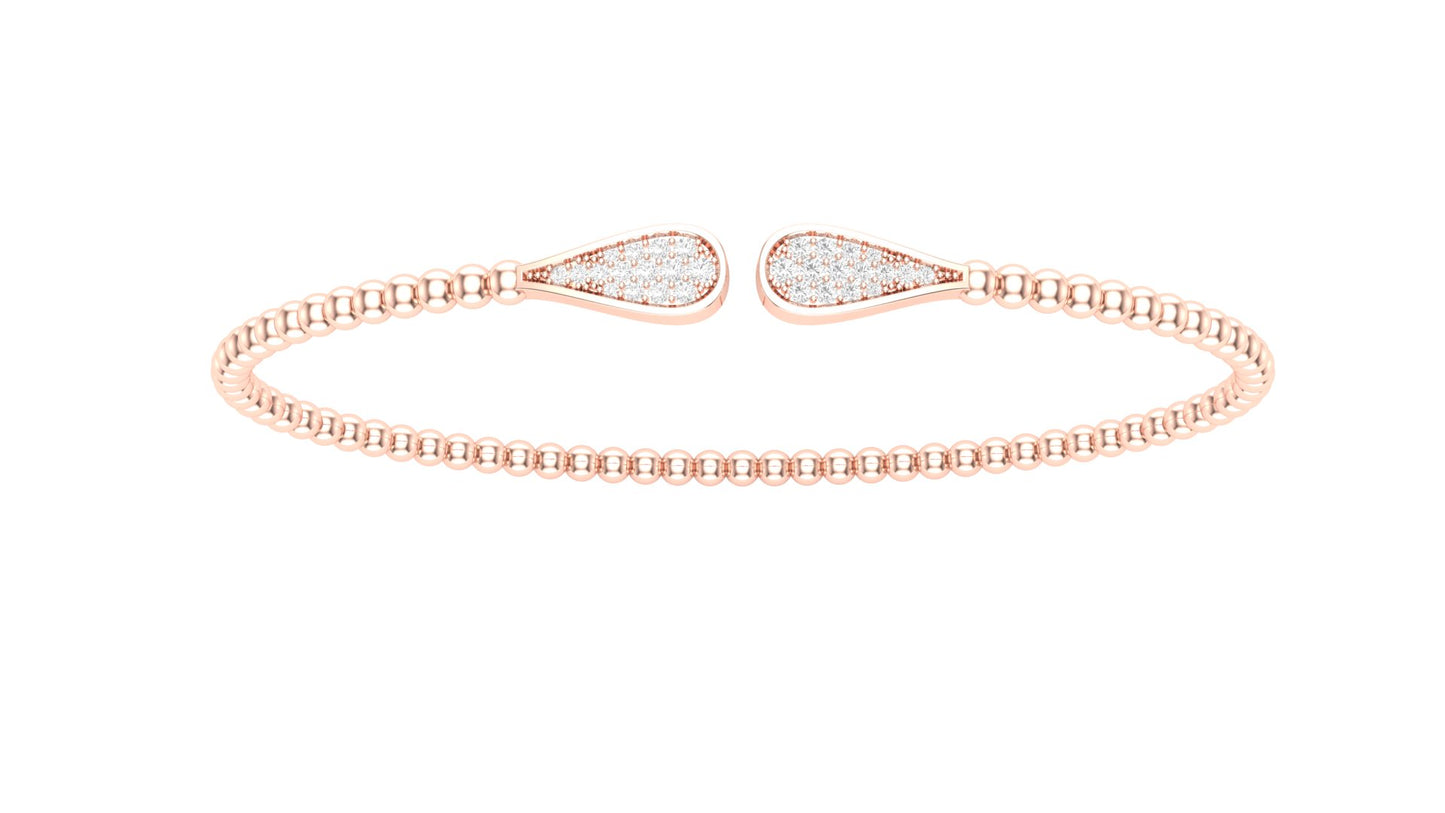 0.15 ctw Lab Grown Diamonds | Designer Bangle.