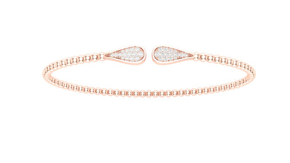 0.15 ctw Lab Grown Diamonds | Designer Bangle.