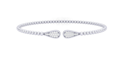 0.15 ctw Lab Grown Diamonds | Designer Bangle.