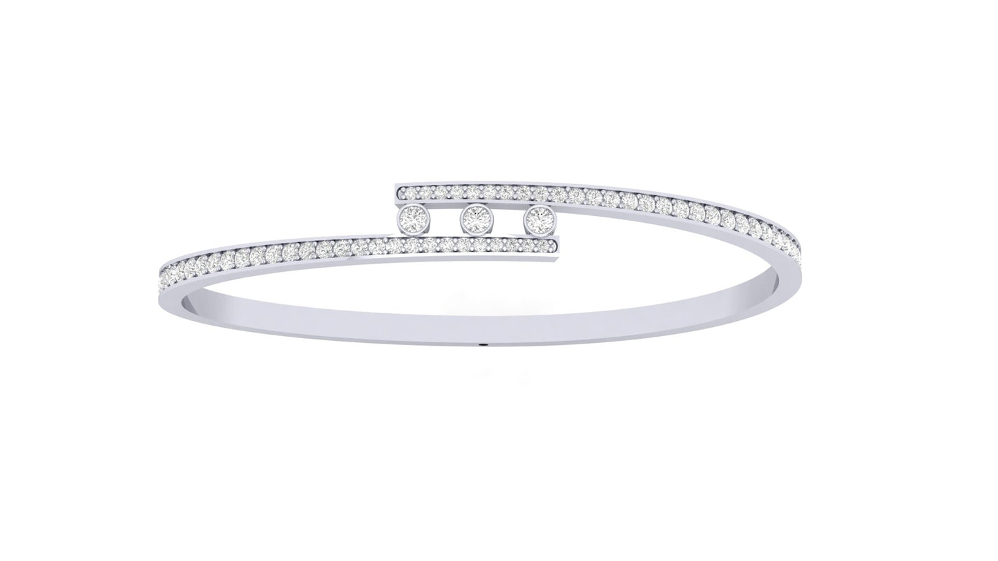 1.00 ctw Lab-Grown Diamond Bracelet.