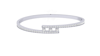 1.00 ctw Lab-Grown Diamond Bracelet.