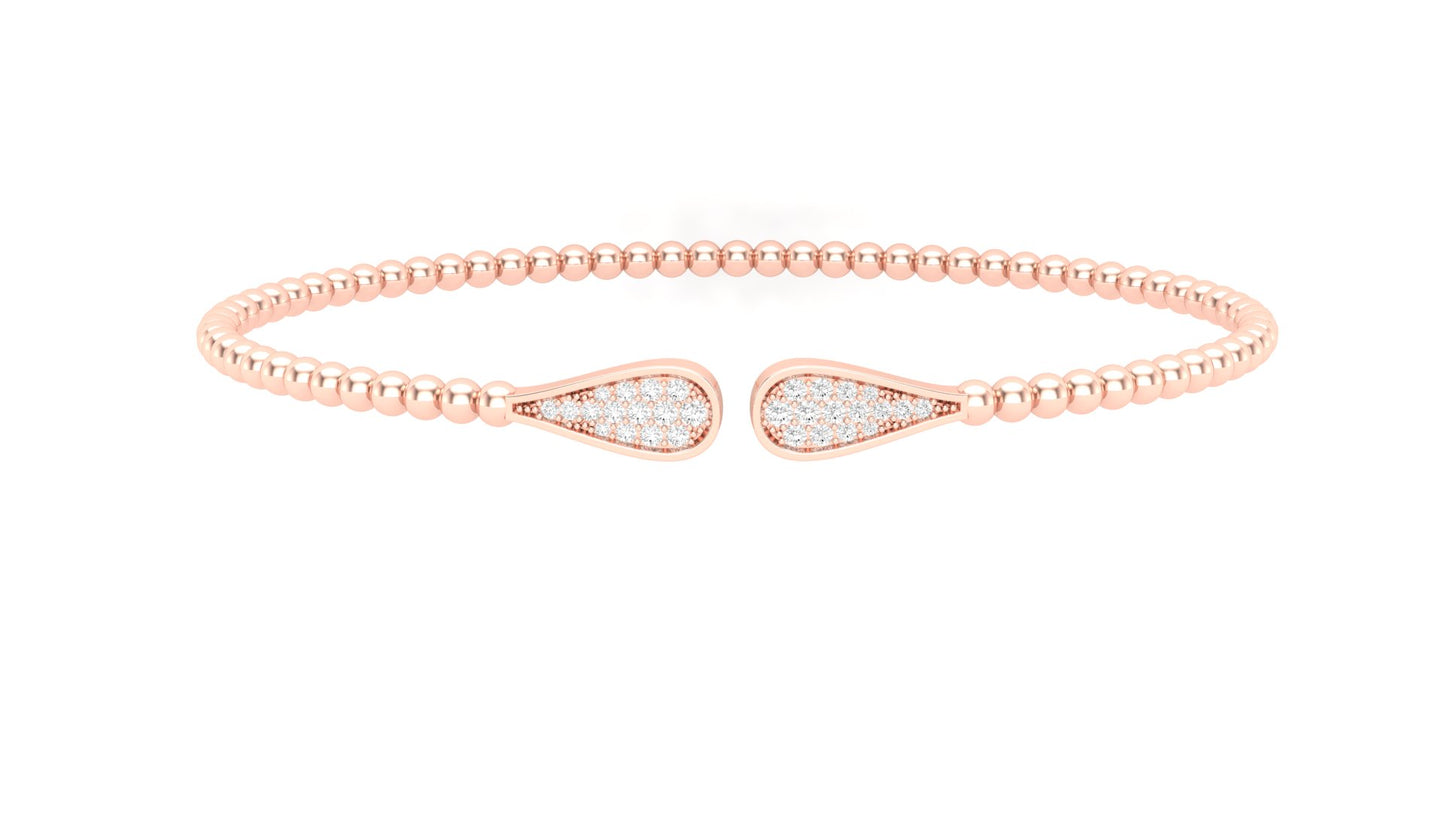 0.15 ctw Lab Grown Diamonds | Designer Bangle.